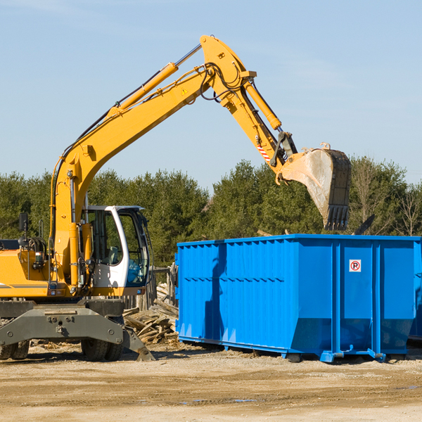 can i request a rental extension for a residential dumpster in Lewis